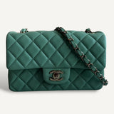 Bolsa Chanel Double Flap Light Green