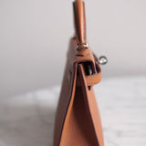 Bolsa Hermès Mini Kelly Epsom Sesame com Ferragens Palladium