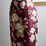 Saia Dolce & Gabbana Com Estampa de Rosa Vintage