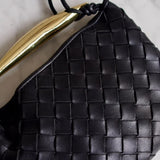 Bolsa Bottega Veneta Sardine Entrecciato Preta Pequena