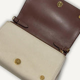 Bolsa Burberry Note Canvas Logo Crossbody