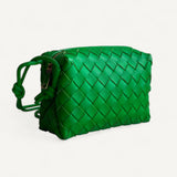 Bolsa Bottega Veneta Candy Loop Verde com Ferragens Douradas