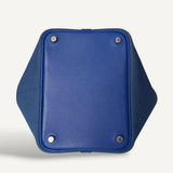 Bolsa Hermès Picotin 18 Cargo Bleu com Ferragens Palladium