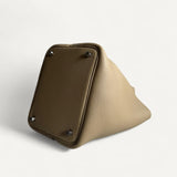 Bolsa Hermés Picotin 18 Taurillon Clemence Biscuit Ferragem Paladium