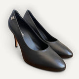 Scarpin Chanel em Couro Preto