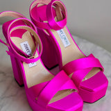 Sandália Jimmy Choo Gaia Fuchsia