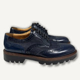 Oxford Louis Vuitton Voltaire Derby Azul Marinho