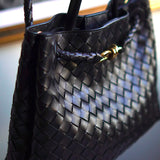 Bolsa Bottega Veneta Andiamo Média Preta