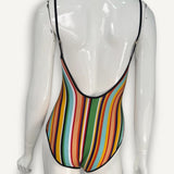 Maiô Chanel Swinsuit Multicolor Strench Jersey