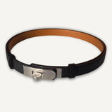 Cinto Hermès 18 Noir Com Ferragens Palladium