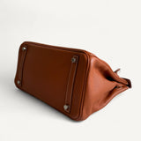 Bolsa Hermès Birkin 30 Barenia com Ferragens Palladium