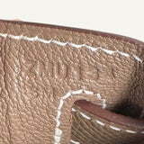 Bolsa Hermès Kelly 28 Epsom Etoupe com Ferragens Gold