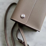 Carteira Hermès Snap Etoupe Epsom Com Ferragens Palladium
