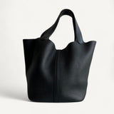 Bolsa Hermès Picotin 22 Clemence Noir com Ferragens Palladium