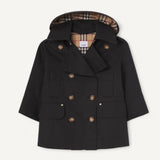 Trench Coat Burberry Infantil Preto