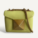 Bolsa Tiracolo Valentino One Stud Micro Amarela