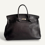 Bolsa Hermès Birkin 40 Togo Brow com  Ferragens Palladium