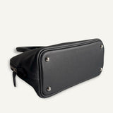 Bolsa Hermès Mini Bolide Cheve Mysore Ardoise com Ferragens Palladium