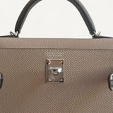 Bolsa Hermès Mini Kelly Epsom Tricolor com Ferragens Palladium