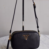 Bolsa Prada Camera Mini Preta