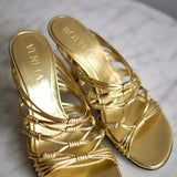 Sandália Bottega Veneta Knot Dourada