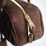 Bolsa Miu Miu Arcadie Camurça Marrom Pequena