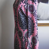 Vestido La DoubleJ Mini Paisley Rosa