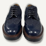 Oxford Louis Vuitton Voltaire Derby Azul Marinho