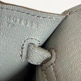 Bolsa Hermès Birkin 25 Epsom Sellier Gris Mouette com Ferragens Palladium