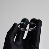 Pulseira Cartier Love Clássico 4 Diamantes Em Ouro Branco