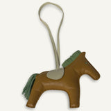 Charm Hermès Rodeo GM Sesam | Vert Criquet | Craie