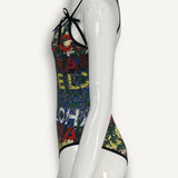 Maiô Chanel Jersey Strench Multicolor Coco Beach ss26