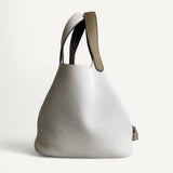 Bolsa Hermès Picotin 18 Tricolor Marfa/New White/Maca com Ferragens Palladium