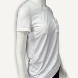Camiseta Hermès com Bolso Bordado Blanc