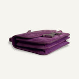 Bolsa Hermès Constance 18 Doblis Violet Clair com Ferragens Palladium