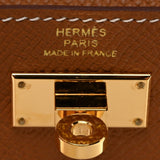 Carteira Hermès Epsom Kelly Pocket Compact Wallet Gold