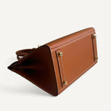 Bolsa Hermès Birkin 25 Epsom Sellier Gold com Ferragens Gold