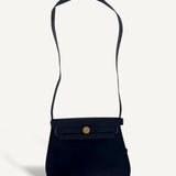 Bolsa Hermès Mini Herbag Bleu Indigo com Ferragens Gold