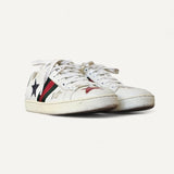 Tenis Gucci Ayers Web Star Branco