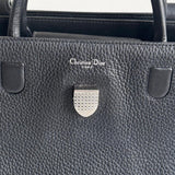 Bolsa Christian Dior Diorever Bag Couro Granulado com Ferragens Prateadas