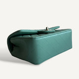 Bolsa Chanel Double Flap Light Green