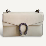 Bolsa Gucci Original Dionysus Couro Off White