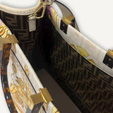 Bolsa Fendi X Versace Sunshine Tote Estampada