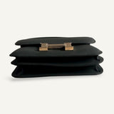 Bolsa Hermès Constance 18 Swift Vert Mangrove com Ferragens Permabrass