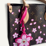 Bolsa Louis Vuitton LV x TM Monogram Cherry Blossom On the go OM Sakura Brown