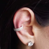 Piercing  em Ouro Branco 18K com  Diamantes