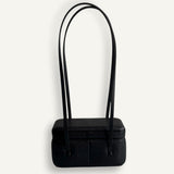 Bolsa Chanel Preppy Coco Long Vanity Bag Preta