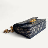 Bolsa Christian Dior Addict Oblique Bag com Ferragens Douradas