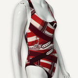 Conjunto Hermès Malliot de Bain Cotton Multicolour