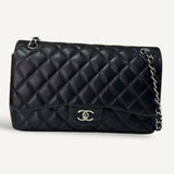 Bolsa Chanel Classic Double Flap Lambskin Preta